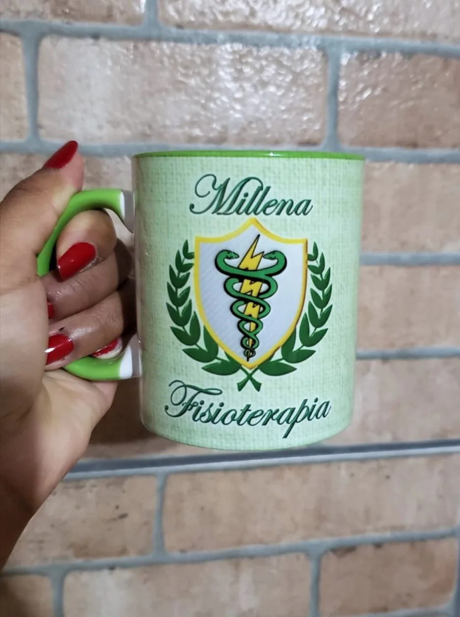 Caneca personalizada com identidade profissional